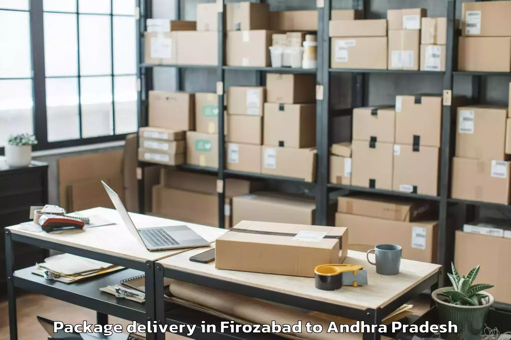 Affordable Firozabad to Uppalaguptam Package Delivery